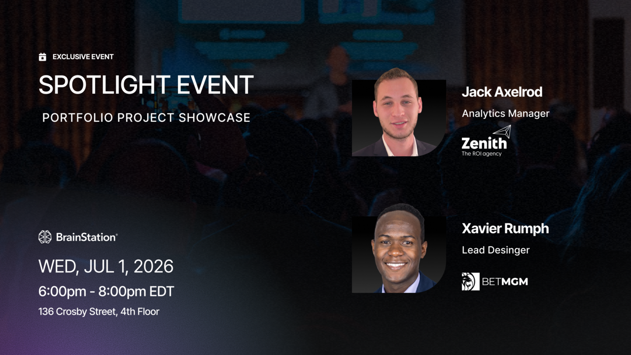 Spotlight Event: Portfolio Project Showcase | BrainStation®
